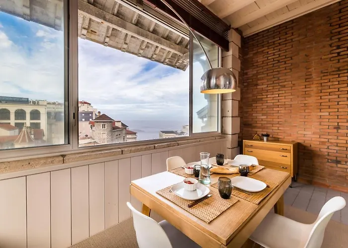 公寓 Coast Keyweek Duplex In The Center With Sea View