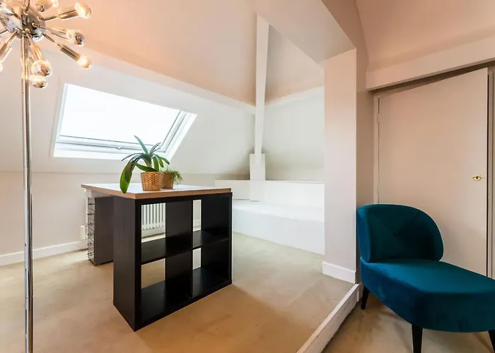 公寓 Coast Keyweek Duplex In The Center With Sea View 比亚里茨