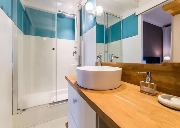 公寓 Coast Keyweek Duplex In The Center With Sea View 比亚里茨