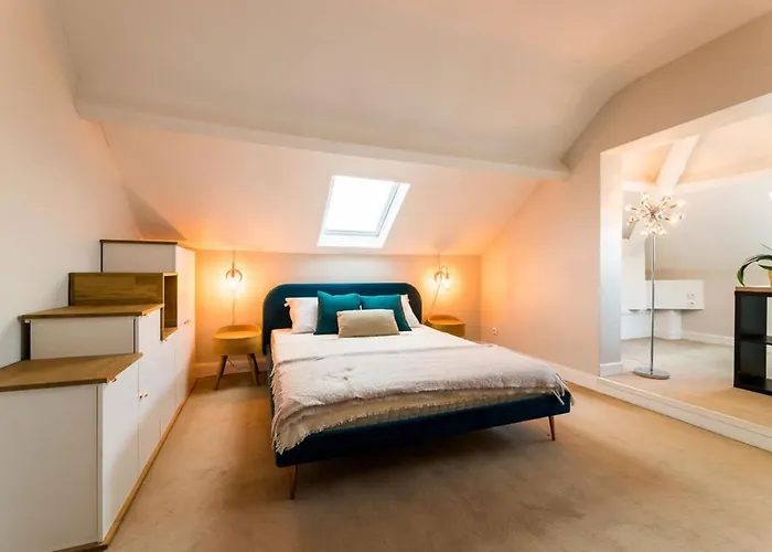 Coast Keyweek Duplex In The Center With Sea View 公寓 比亚里茨